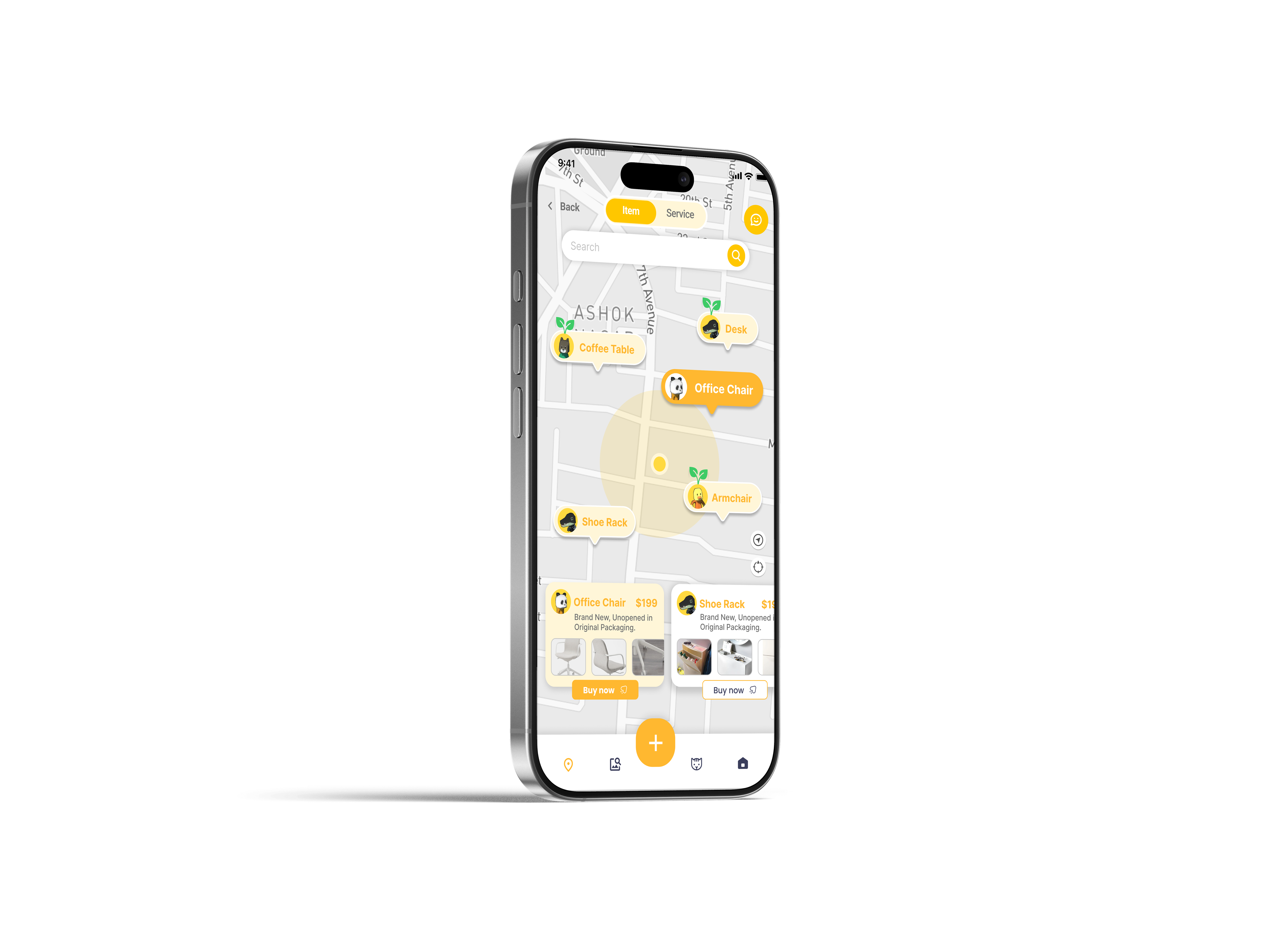Changeful app screen